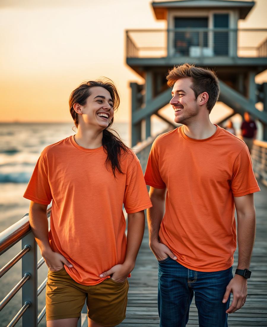 Pier Sunset Tee